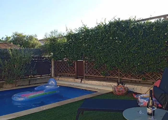 La Des Mouts- Piscine -clim Semesterbostad *